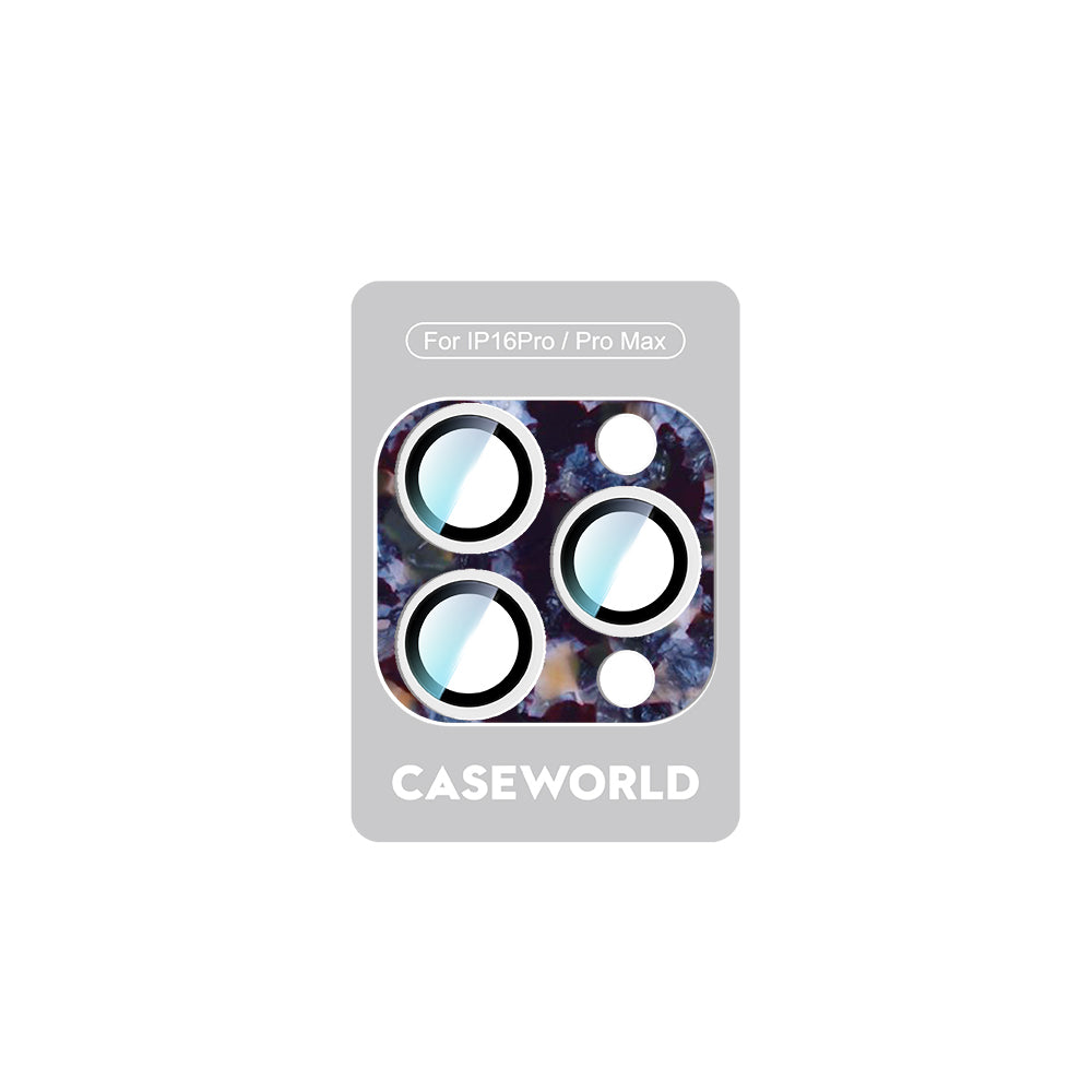 Apple iPhone 16 Pro CaseWorld Crystal Color Serisi Full Kamera Lens Koruyucu