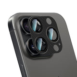 Apple iPhone 16 Pro CaseWorld Karbon Fiber Serisi Anti Reflective Ultra Clear Full Kamera Lens Koruyucu