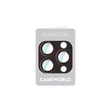 Apple iPhone 16 Pro CaseWorld Karbon Fiber Serisi Anti Reflective Ultra Clear Full Kamera Lens Koruyucu