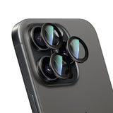 Apple iPhone 16 Pro CaseWorld Karbon Fiber Serisi Anti Reflective Ultra Clear Kamera Lens Koruyucu