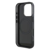 Apple iPhone 16 Pro Kılıf AMG Orjinal Lisanslı M-safe Şarj Özellikli Çift Katmanlı Kırmızı Çapraz Çizgili Kapak