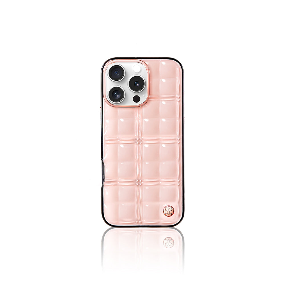 Apple iPhone 16 Pro Kılıf Askı Aparatlı Pynana Metal Grid Kapak