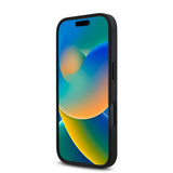 Apple iPhone 16 Pro Kılıf BMW Orjinal Lisanslı M-safe Şarj Özellikli M Logolu Üç Çizgili Dikiş Detaylı Meshed Tricolor Stripes Kapak