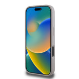 Apple iPhone 16 Pro Kılıf Guess Orjinal Lisanslı Gül Baskılı Büyük Metal Logo Dizaynlı Kapak