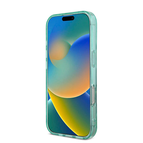 Apple iPhone 16 Pro Kılıf Guess Orjinal Lisanslı M-safe Şarj Özellikli IML Baskılı Jungle Ring Kapak
