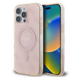 Apple iPhone 16 Pro Kılıf Guess Orjinal Lisanslı M-safe Şarj Özellikli IML Baskılı Klasik Logolu 4G Desenli Kapak