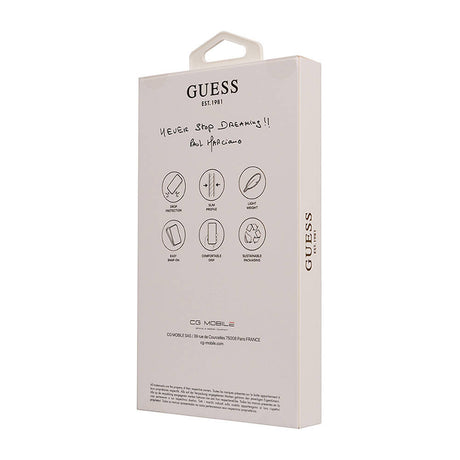 Apple iPhone 16 Pro Kılıf Guess Orjinal Lisanslı M-safe Şarj Özellikli Small 4G Classic Kapak
