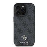 Apple iPhone 16 Pro Kılıf Guess Orjinal Lisanslı M-safe Şarj Özellikli Small 4G Classic Kapak