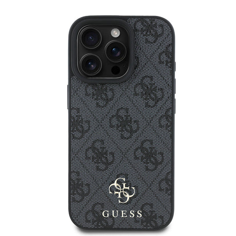 Apple iPhone 16 Pro Kılıf Guess Orjinal Lisanslı M-safe Şarj Özellikli Small 4G Classic Kapak