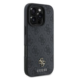 Apple iPhone 16 Pro Kılıf Guess Orjinal Lisanslı M-safe Şarj Özellikli Small 4G Classic Kapak