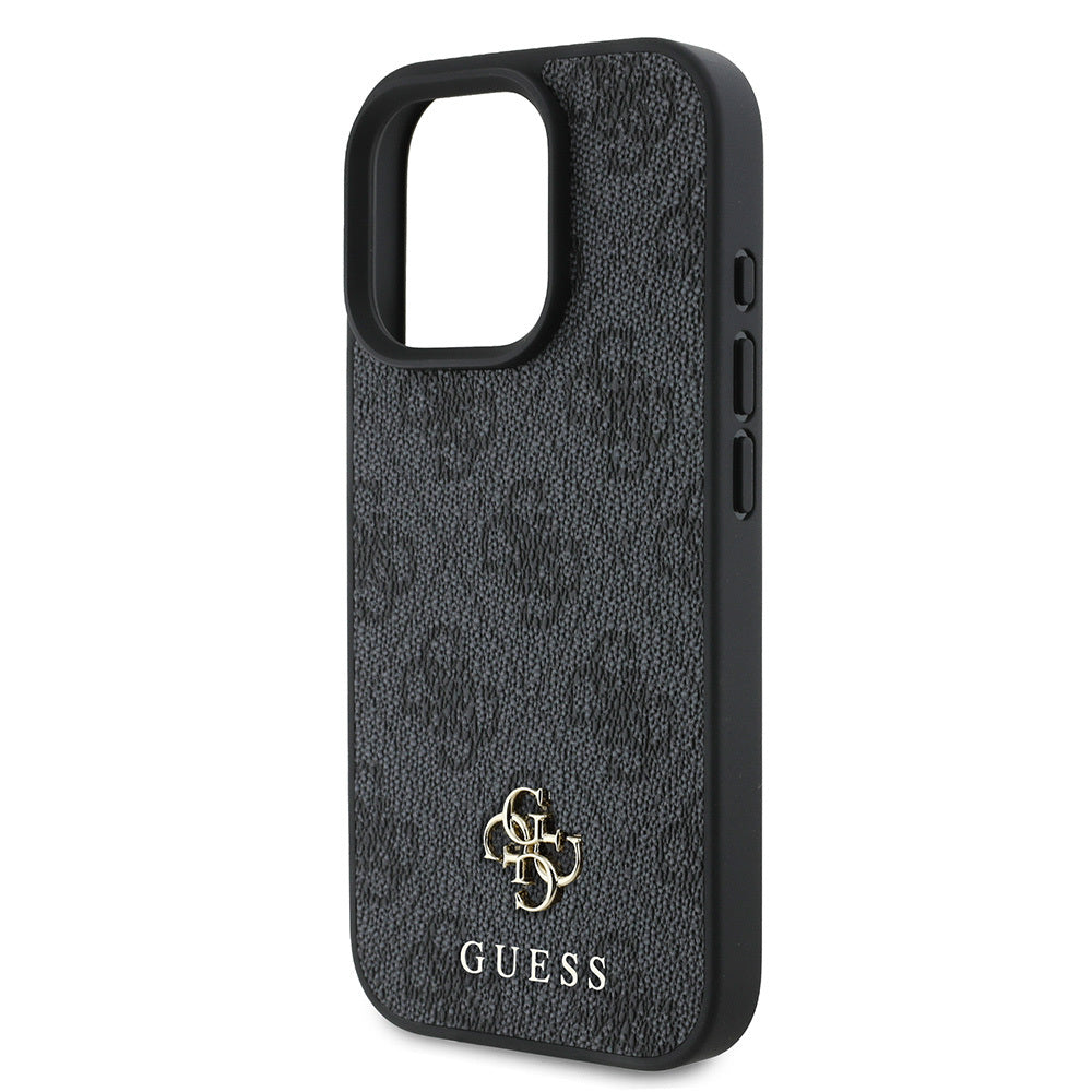 Apple iPhone 16 Pro Kılıf Guess Orjinal Lisanslı M-safe Şarj Özellikli Small 4G Classic Kapak