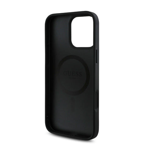 Apple iPhone 16 Pro Kılıf Guess Orjinal Lisanslı M-safe Şarj Özellikli Small 4G Classic Kapak
