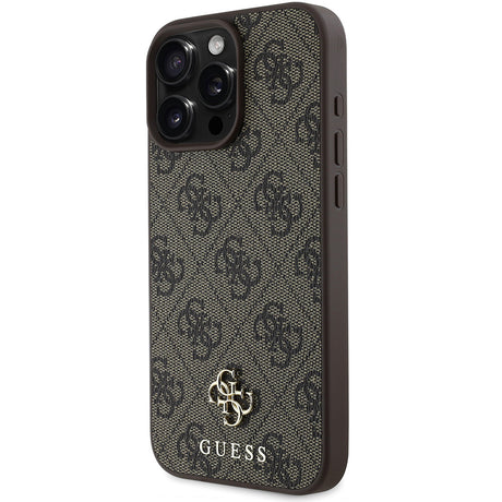 Apple iPhone 16 Pro Kılıf Guess Orjinal Lisanslı M-safe Şarj Özellikli Small 4G Classic Kapak