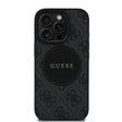 Apple iPhone 16 Pro Kılıf Guess Orjinal Lisanslı M-safe Şarj Özellikli Yazı Logolu Circle Classic Kapak