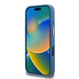 Apple iPhone 16 Pro Kılıf Guess Orjinal Lisanslı PU Deri 4G Desenli Metal Büyük 4G ve Yazı Logolu Kamera Standlı Kapak