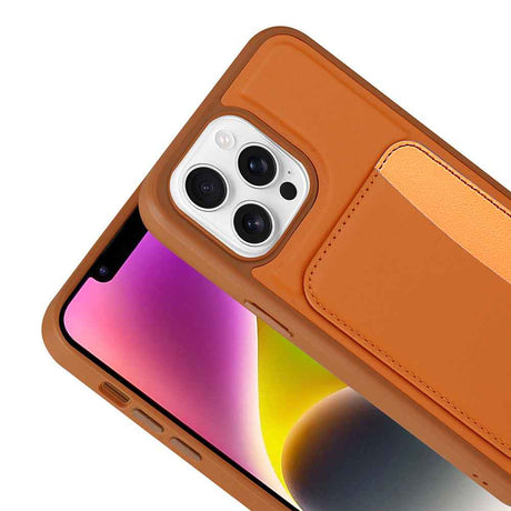 Apple iPhone 16 Pro Kılıf Kartlıklı Zore X-Kart Silikon Kapak