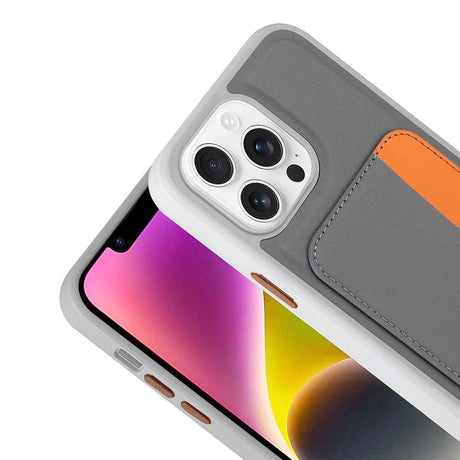 Apple iPhone 16 Pro Kılıf Kartlıklı Zore X-Kart Silikon Kapak