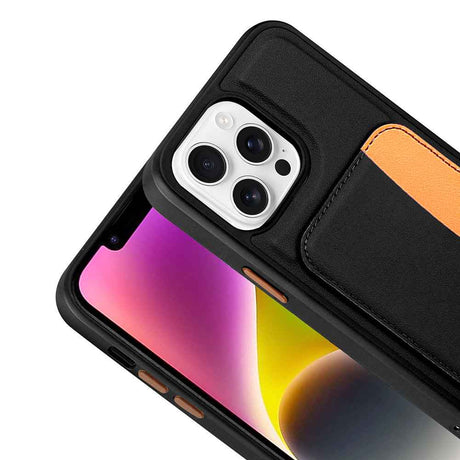 Apple iPhone 16 Pro Kılıf Kartlıklı Zore X-Kart Silikon Kapak