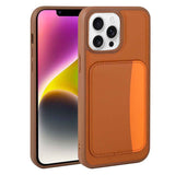 Apple iPhone 16 Pro Kılıf Kartlıklı Zore X-Kart Silikon Kapak