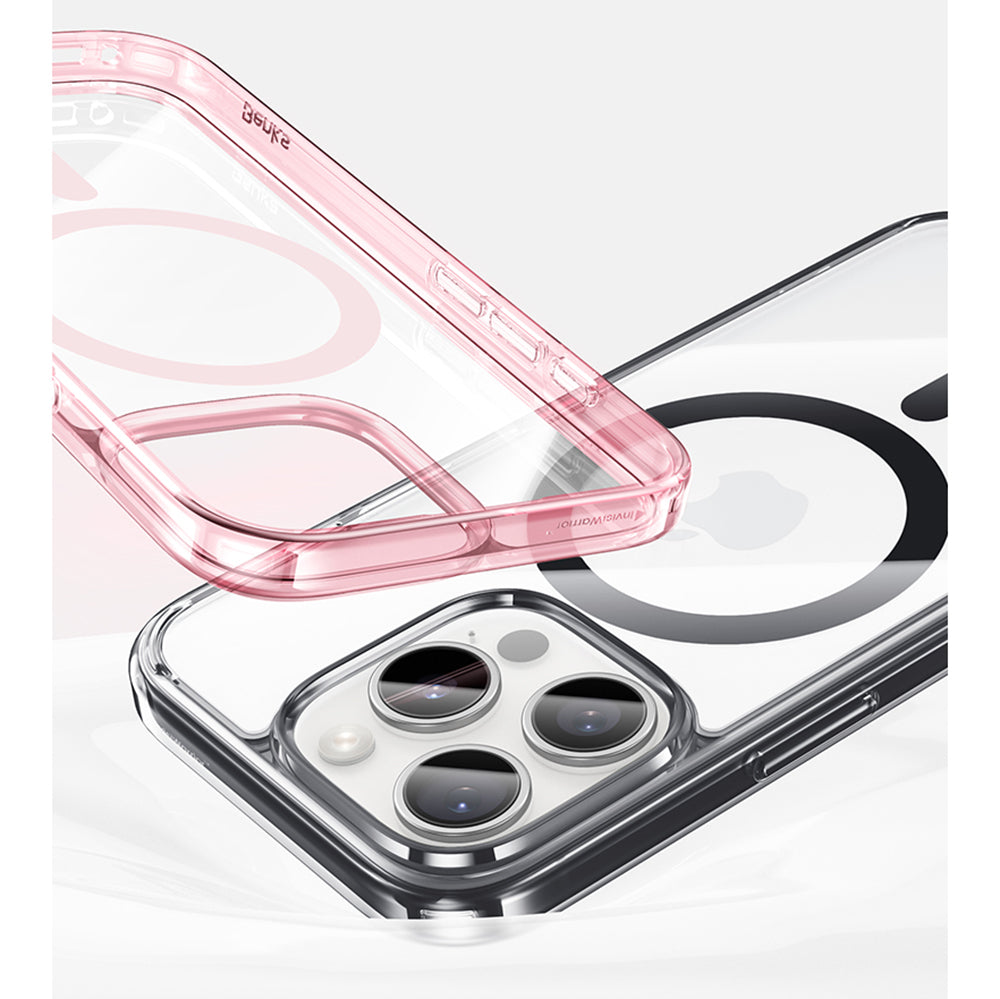 Apple iPhone 16 Pro Kılıf M-safe Şarj Özellikli Airbagli Şeffaf Benks LucentPro Serisi Kapak