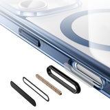 Apple iPhone 16 Pro Kılıf M-safe Şarj Özellikli Airbagli Şeffaf Benks LucentPro Serisi Kapak