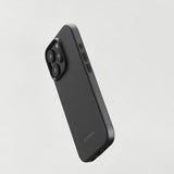 Apple iPhone 16 Pro Kılıf M-safe Şarj Özellikli Aramid Karbon Fiber Pitaka Military-Grade Classic Serisi New Logo Black-Grey Twill Kapak