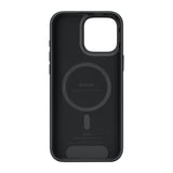 Apple iPhone 16 Pro Kılıf M-safe Şarj Özellikli Aramid Karbon Fiber Pitaka Military-Grade Classic Serisi New Logo Black-Grey Twill Kapak