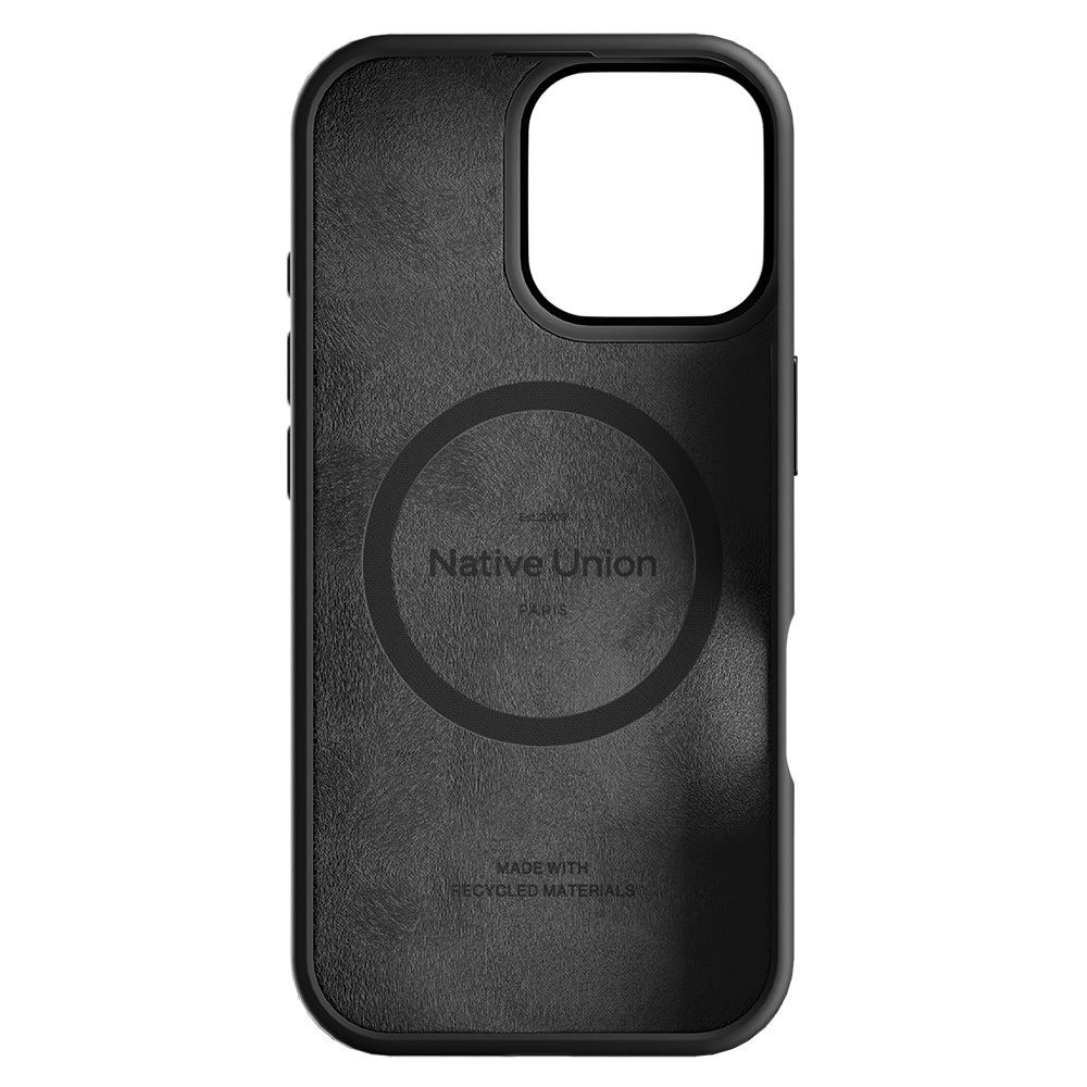 Apple iPhone 16 Pro Kılıf M-safe Şarj Özellikli Deri Görünümlü Native Union 2024 Active Serisi Kapak