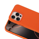 Apple iPhone 16 Pro Kılıf M-Safe Şarj Özellikli Kumaş Tasarımlı Zore Miami Sert PC Kapak