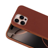 Apple iPhone 16 Pro Kılıf M-Safe Şarj Özellikli Kumaş Tasarımlı Zore Miami Sert PC Kapak