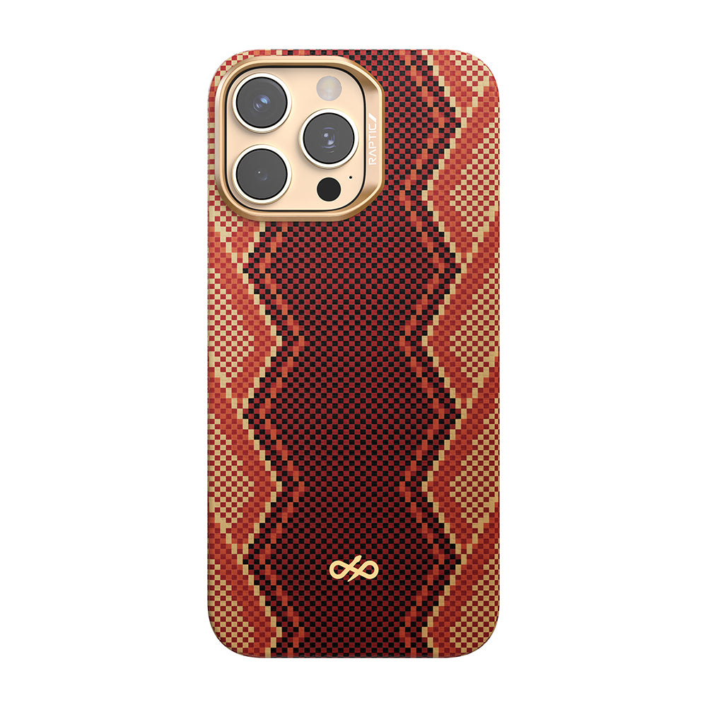 Apple iPhone 16 Pro Kılıf M-safe Şarj Özellikli Raptic Aramid Skin Bionic Serisi Kapak