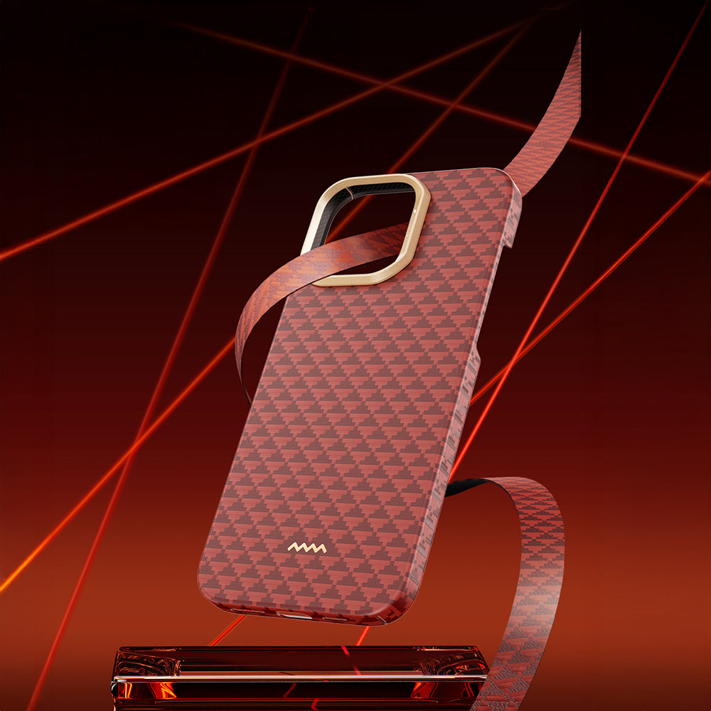 Apple iPhone 16 Pro Kılıf M-safe Şarj Özellikli Raptic Aramid Skin Origin Serisi Kapak