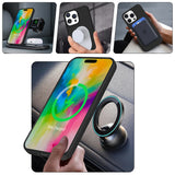 Apple iPhone 16 Pro Kılıf M-safe Şarj Özellikli Standlı Zore Samara Kapak