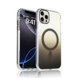 Apple iPhone 16 Pro Kılıf M-safe Şarj Özellikli Transparan Renk Geçişli Zore Toros Kapak