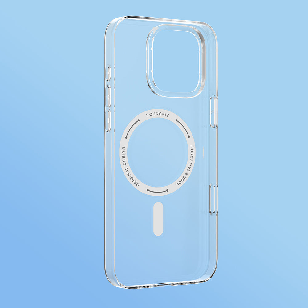 Apple iPhone 16 Pro Kılıf M-safe Şarj Özellikli Youngkit Ice Serisi Kapak