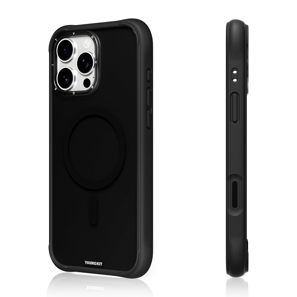 Apple iPhone 16 Pro Kılıf M-safe Şarj Özellikli Youngkit Macaroon Serisi Kapak