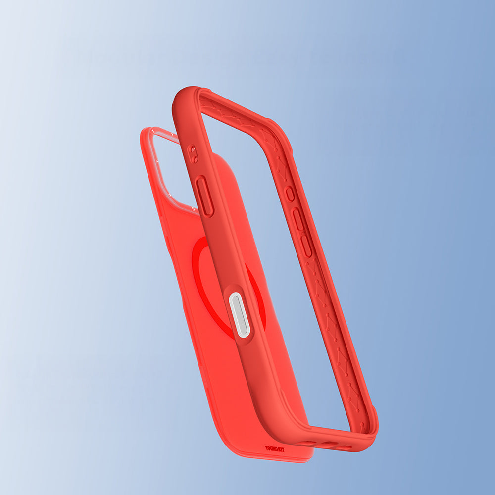 Apple iPhone 16 Pro Kılıf M-safe Şarj Özellikli Youngkit Macaroon Serisi Kapak