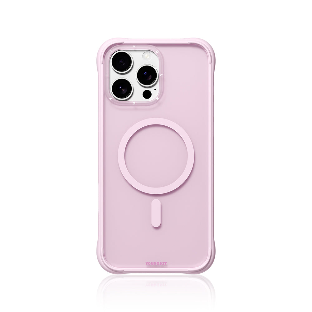 Apple iPhone 16 Pro Kılıf M-safe Şarj Özellikli Youngkit Macaroon Serisi Kapak