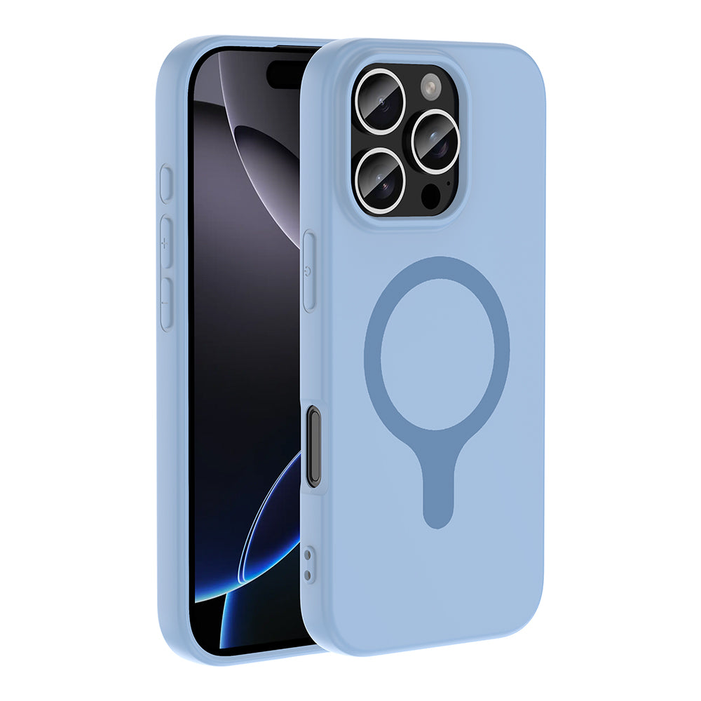 Apple iPhone 16 Pro Kılıf M-Safe Şarj Özellikli Zore Aris Silikon Kapak
