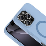 Apple iPhone 16 Pro Kılıf M-Safe Şarj Özellikli Zore Aris Silikon Kapak