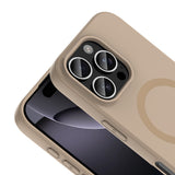 Apple iPhone 16 Pro Kılıf M-Safe Şarj Özellikli Zore Aris Silikon Kapak