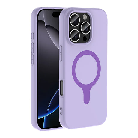 Apple iPhone 16 Pro Kılıf M-Safe Şarj Özellikli Zore Aris Silikon Kapak