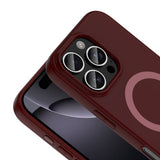 Apple iPhone 16 Pro Kılıf M-Safe Şarj Özellikli Zore Aris Silikon Kapak