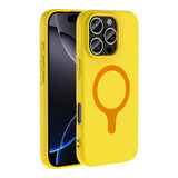 Apple iPhone 16 Pro Kılıf M-Safe Şarj Özellikli Zore Aris Silikon Kapak
