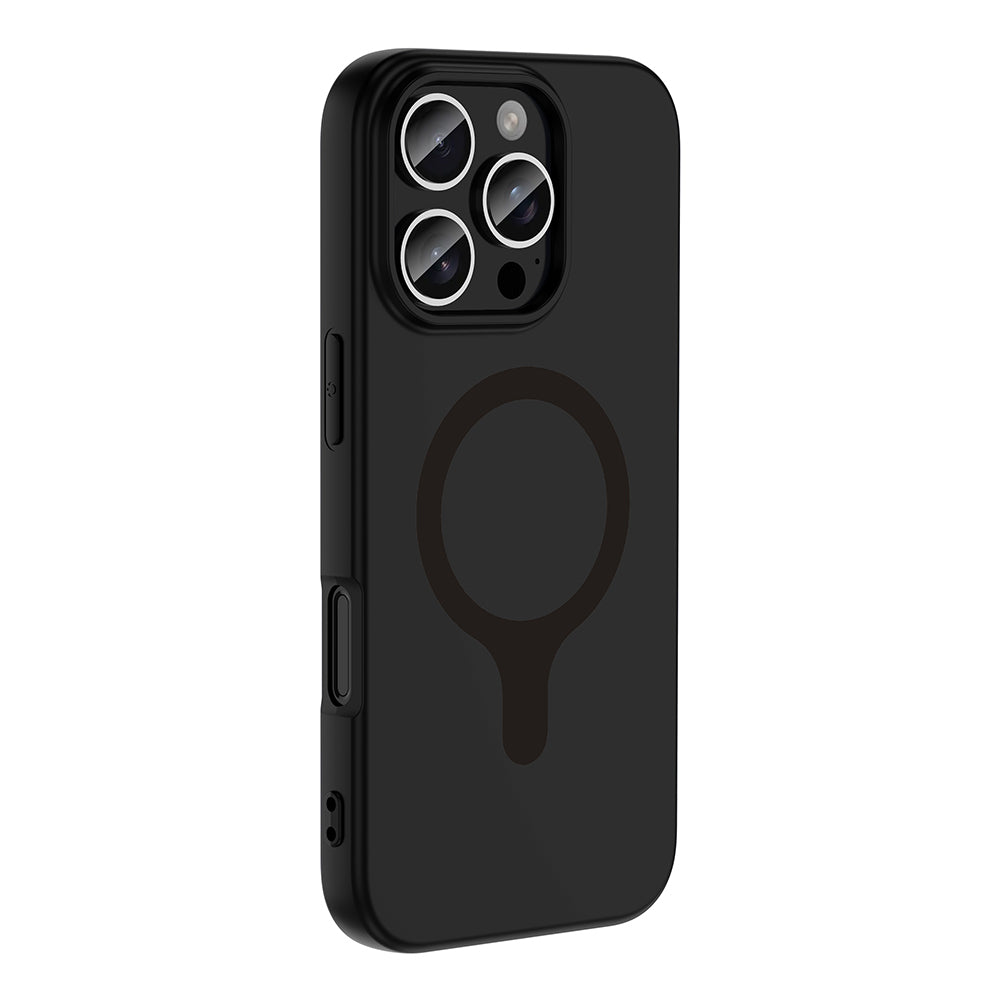 Apple iPhone 16 Pro Kılıf M-Safe Şarj Özellikli Zore Aris Silikon Kapak
