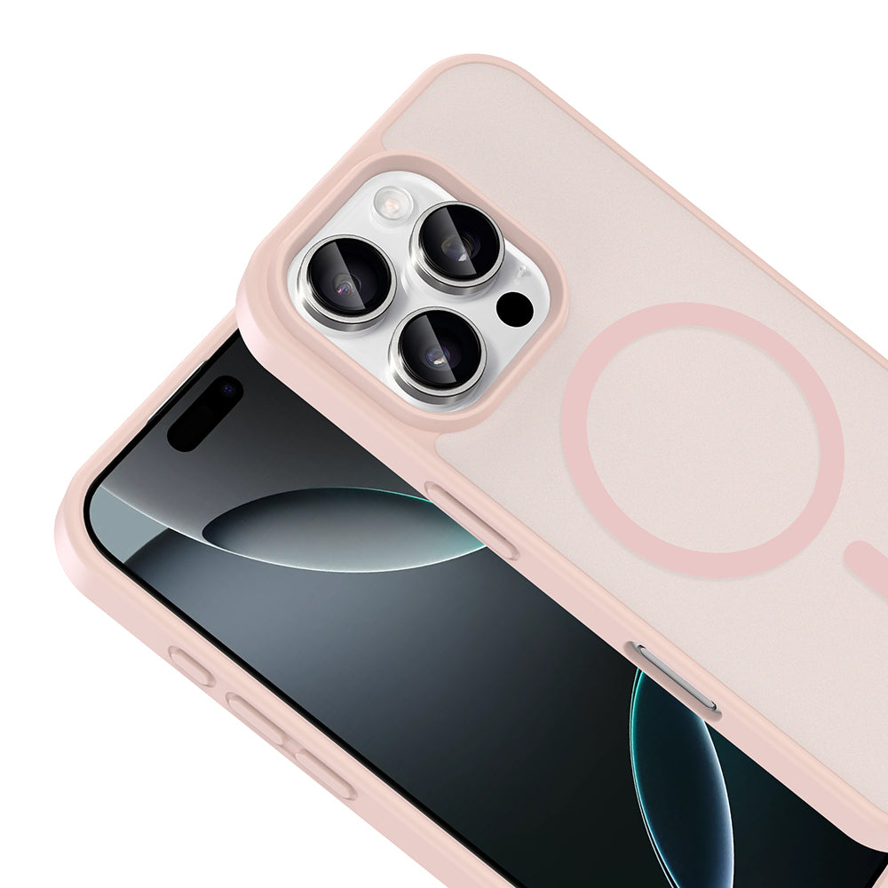 Apple iPhone 16 Pro Kılıf M-safe Şarj Özellikli Zore Babet Kapak