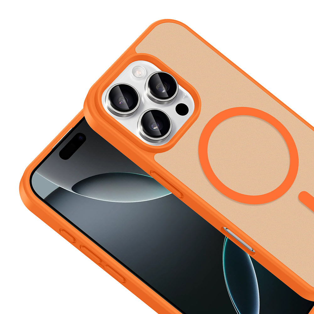 Apple iPhone 16 Pro Kılıf M-safe Şarj Özellikli Zore Babet Kapak
