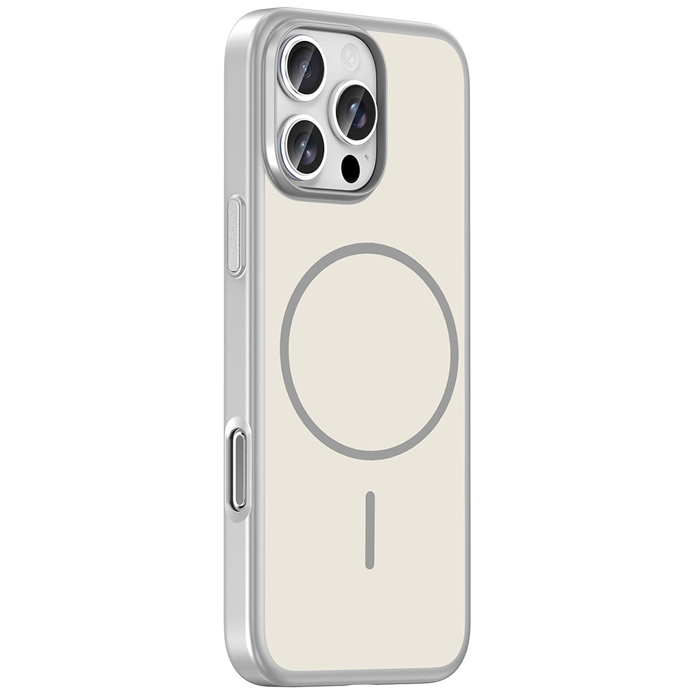 Apple iPhone 16 Pro Kılıf M-Safe Şarj Özellikli Zore Lora PC Kapak