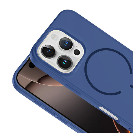 Apple iPhone 16 Pro Kılıf M-safe Şarj Özellikli Zore Meta Kapak