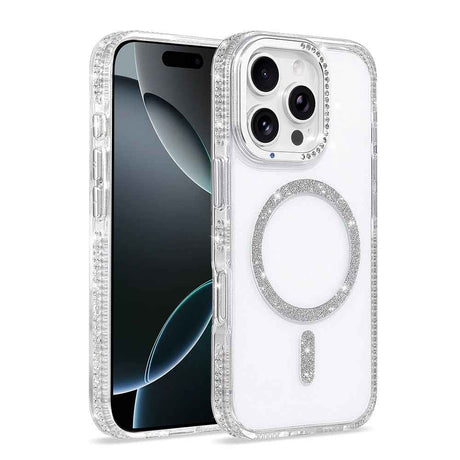 Apple iPhone 16 Pro Kılıf M-safe Şarj Özellikli Zore Tera Silikon Kapak
